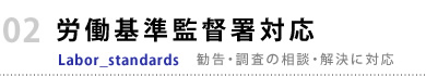 労働基準監督署対応